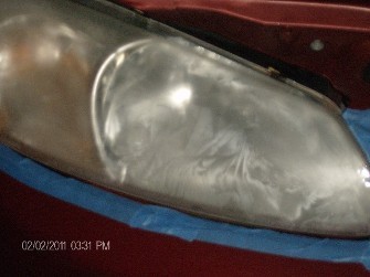 Cloudy Headlight